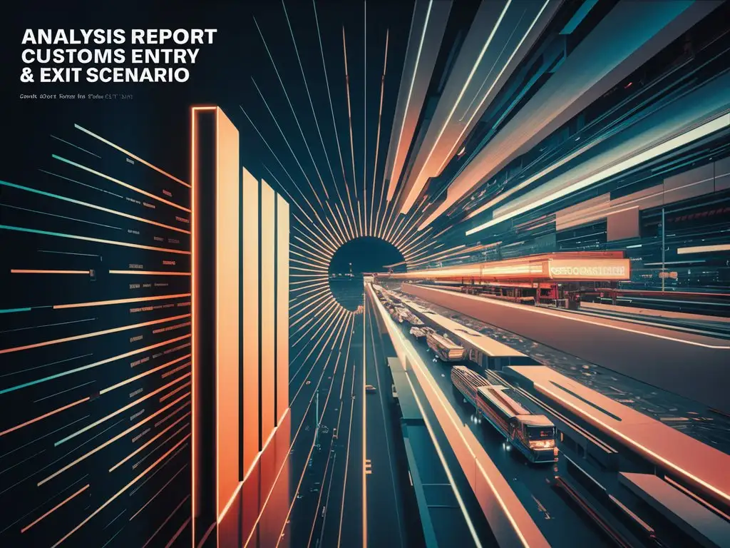 Glowing-Lines-Cover-Bar-Chart-Illustrating-Customs-Import-and-Export-Scenario-Analysis-Report