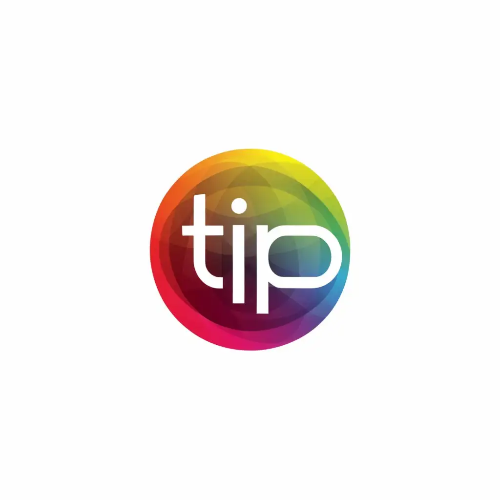 a logo design,with the text "Tip", main symbol:Circle,Moderate,be used in Education industry,clear background