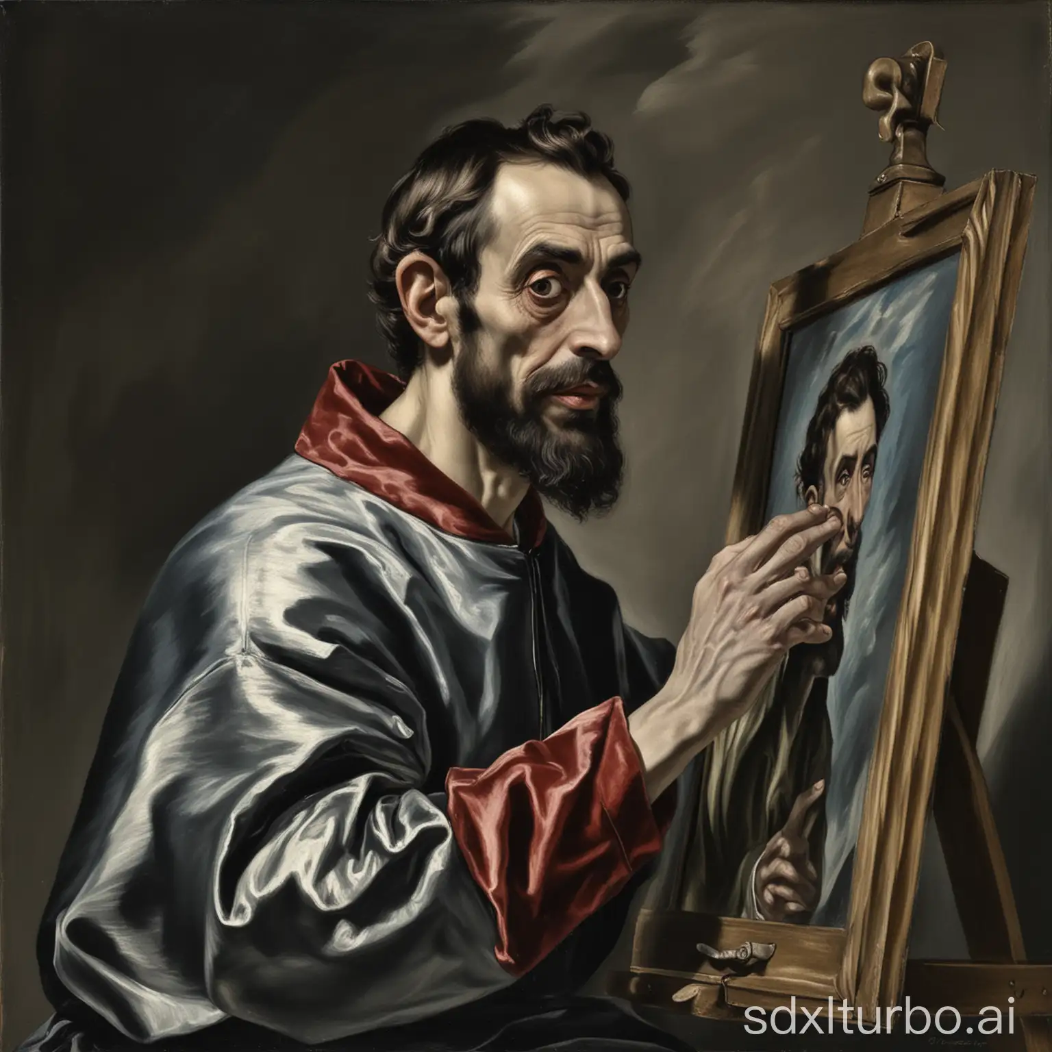 Masterpiece-by-El-Greco-Renaissance-Portrait-with-Dramatic-Lighting
