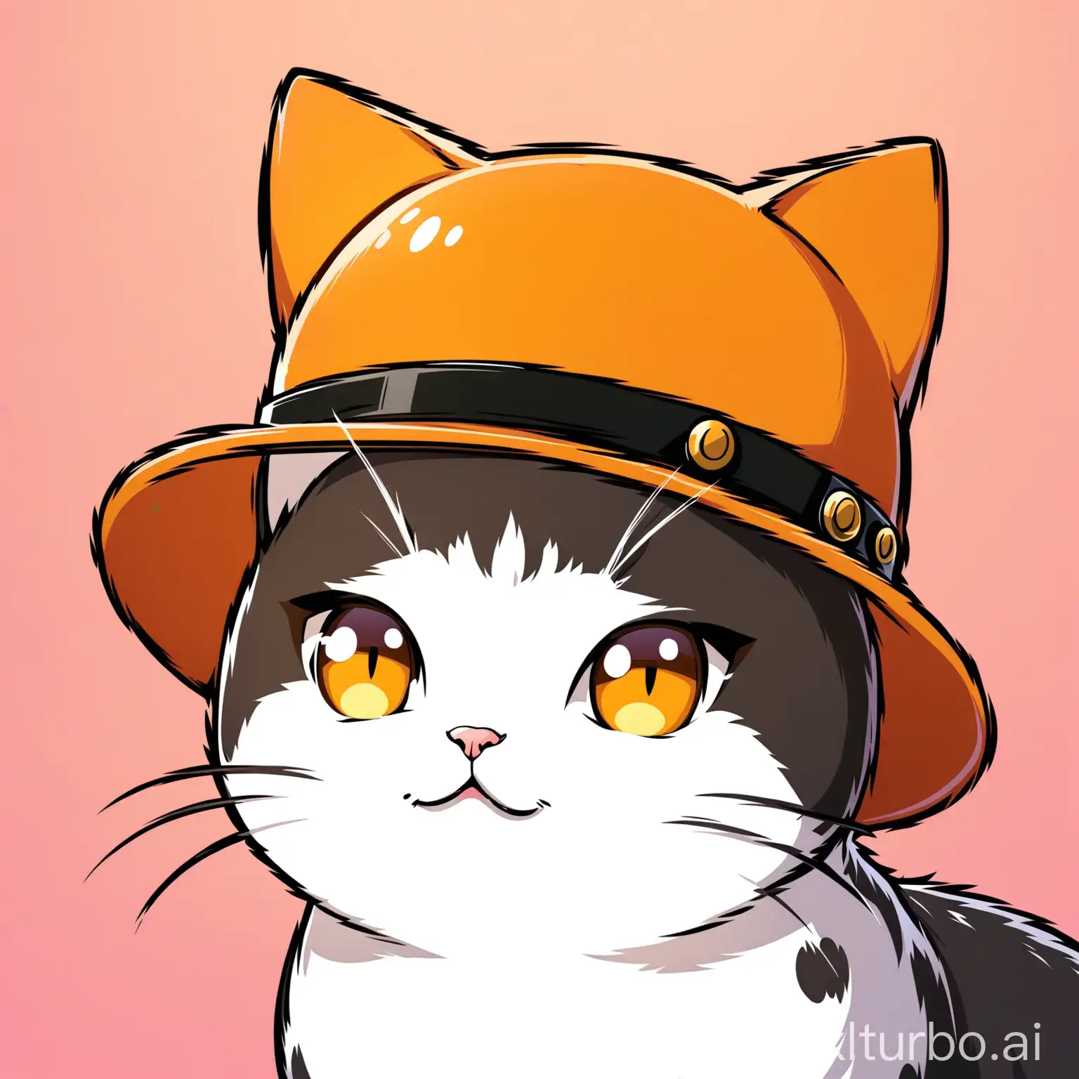 un chat avec un chapeau
