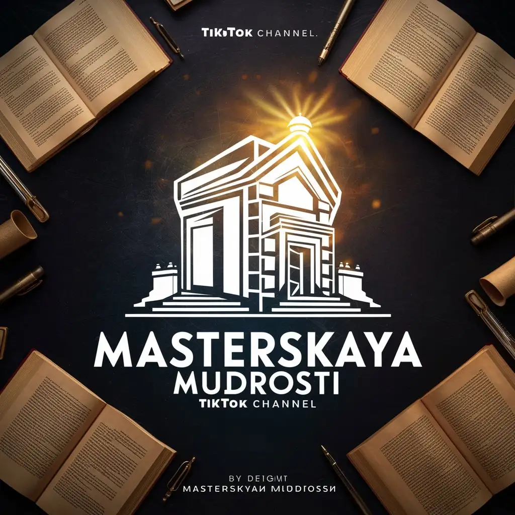 Логотип для тик ток с надписью:Masterskaya Mudrosti