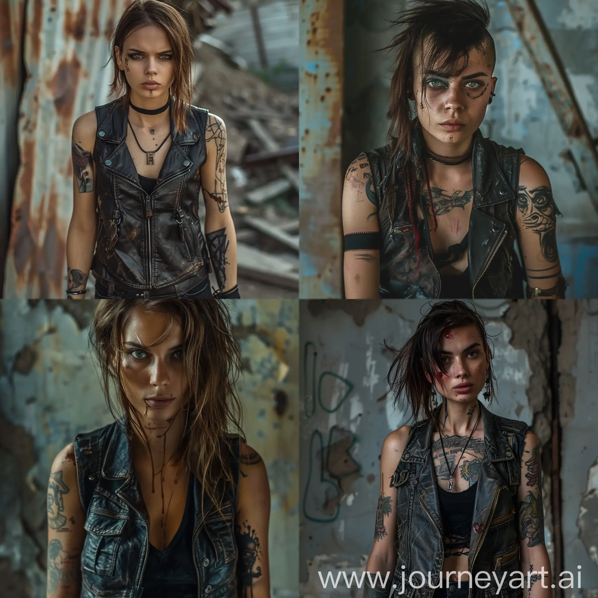 Survivor-in-PostApocalyptic-World-with-Leather-Vest-and-Tattoos