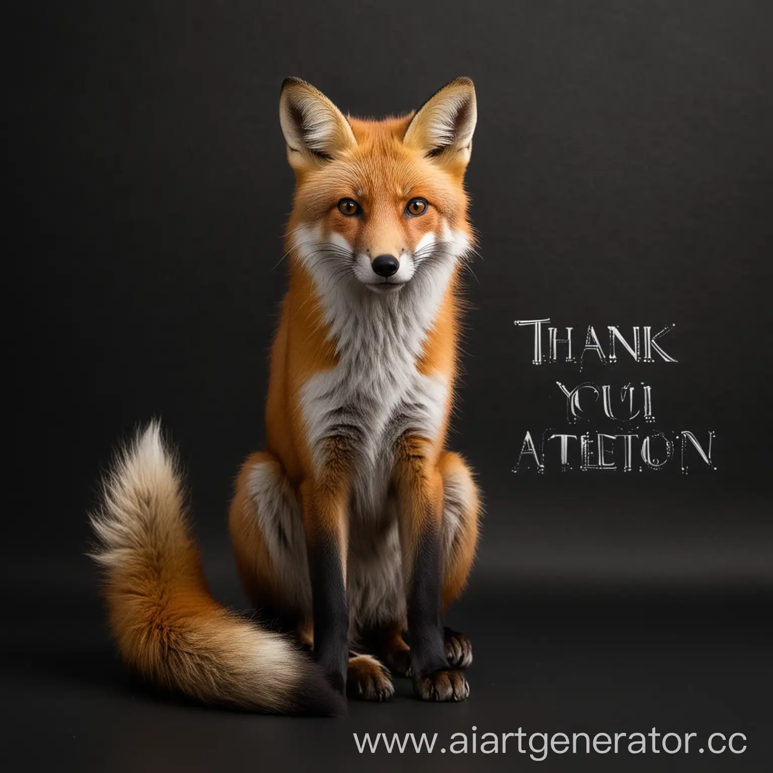 Grateful-Fox-on-Black-Background-Expressing-Appreciation-in-Minimalist-Art