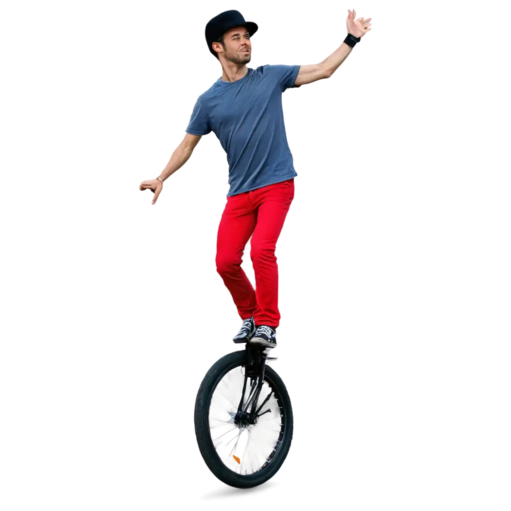 HighQuality-PNG-Image-of-a-Man-on-a-Unicycle-AIGenerated-Art-Prompt