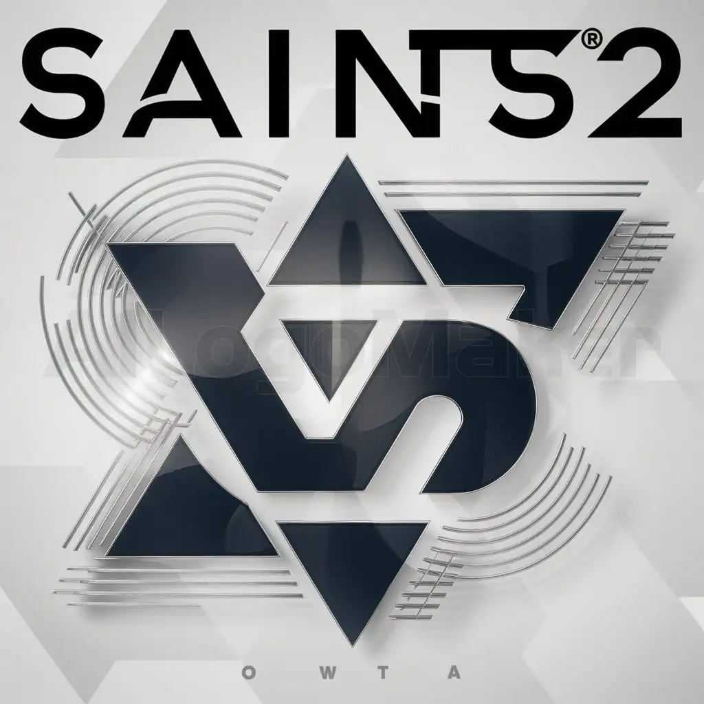a logo design,with the text "SAINTS2", main symbol:lev,complex,clear background