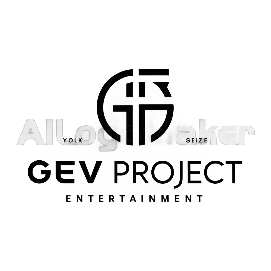 a logo design,with the text "gev project", main symbol:Gev Project,Moderate,be used in Entertainment industry,clear background