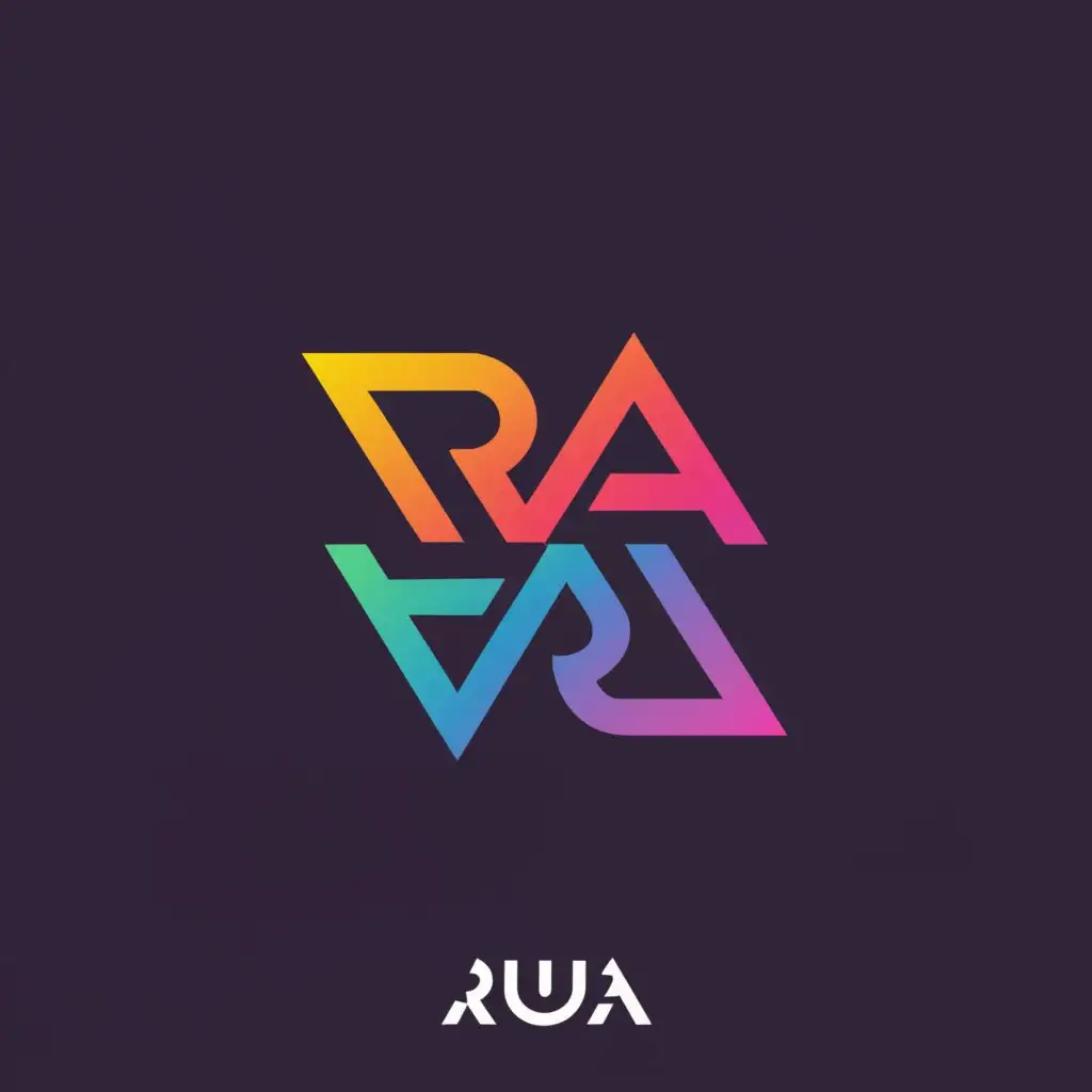 a logo design,with the text "RU UA", main symbol:PARALLELOGRAM,Moderate,be used in Entertainment industry,clear background