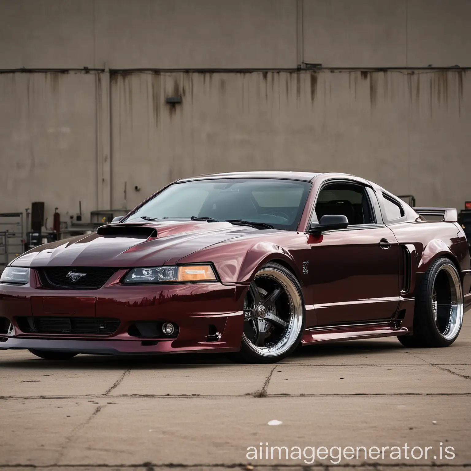 Custom badass and mean looking 2002 Ford Mustang V6