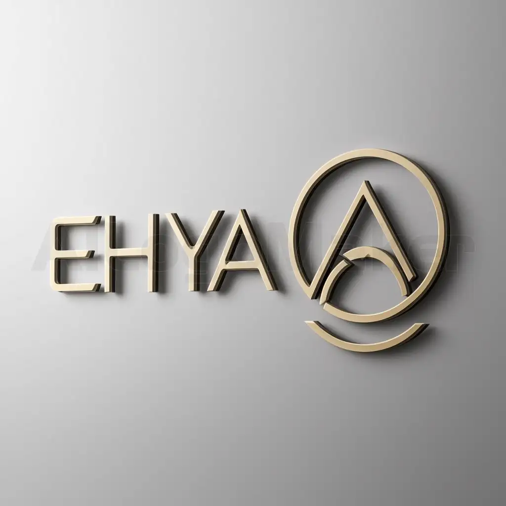 a logo design,with the text "ehya", main symbol:ehya,Moderate,clear background