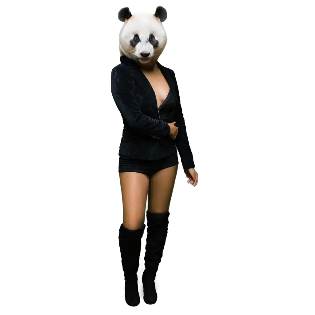a sexy female panda bear