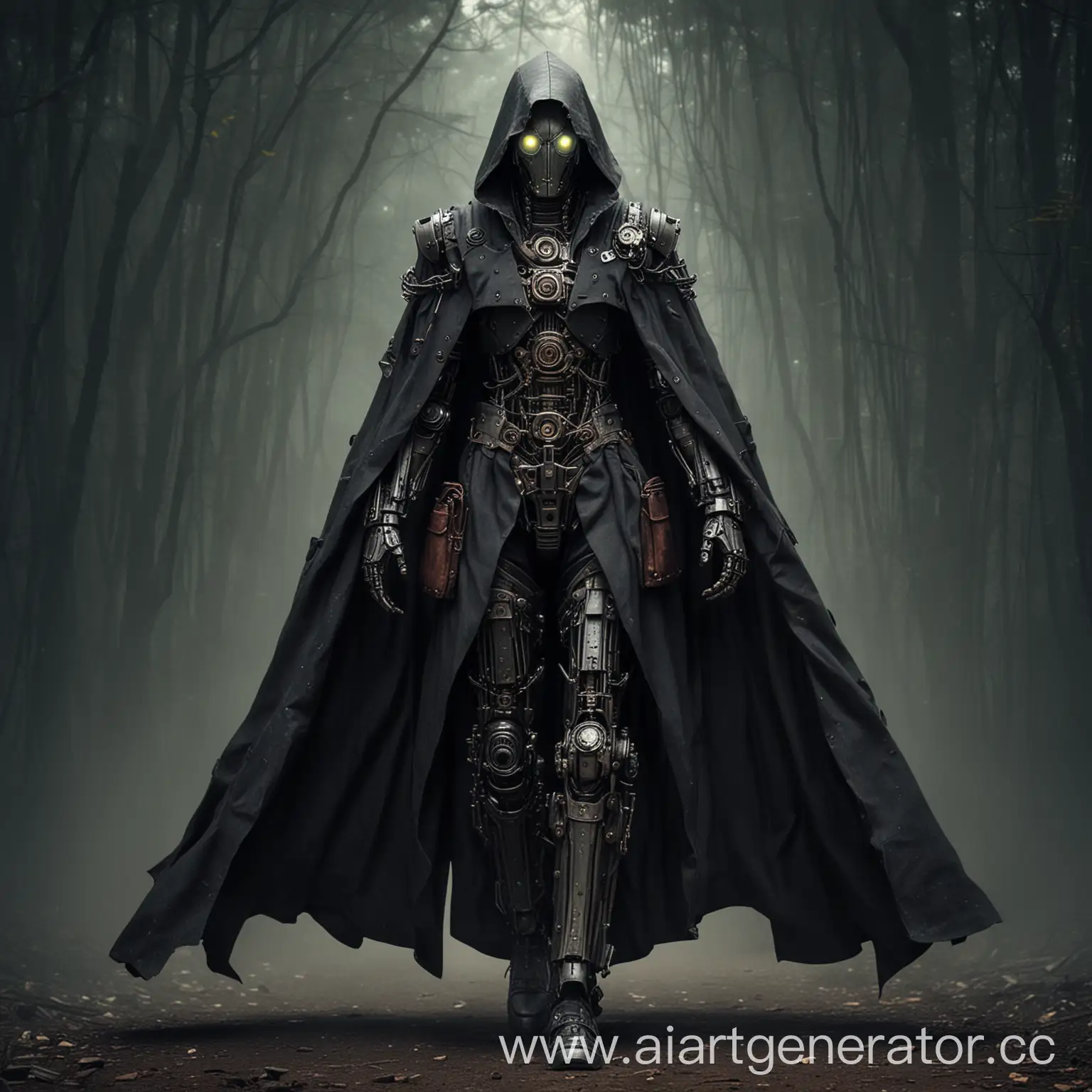 Steampunk-Killer-Robot-in-Covert-Dark-Cloak