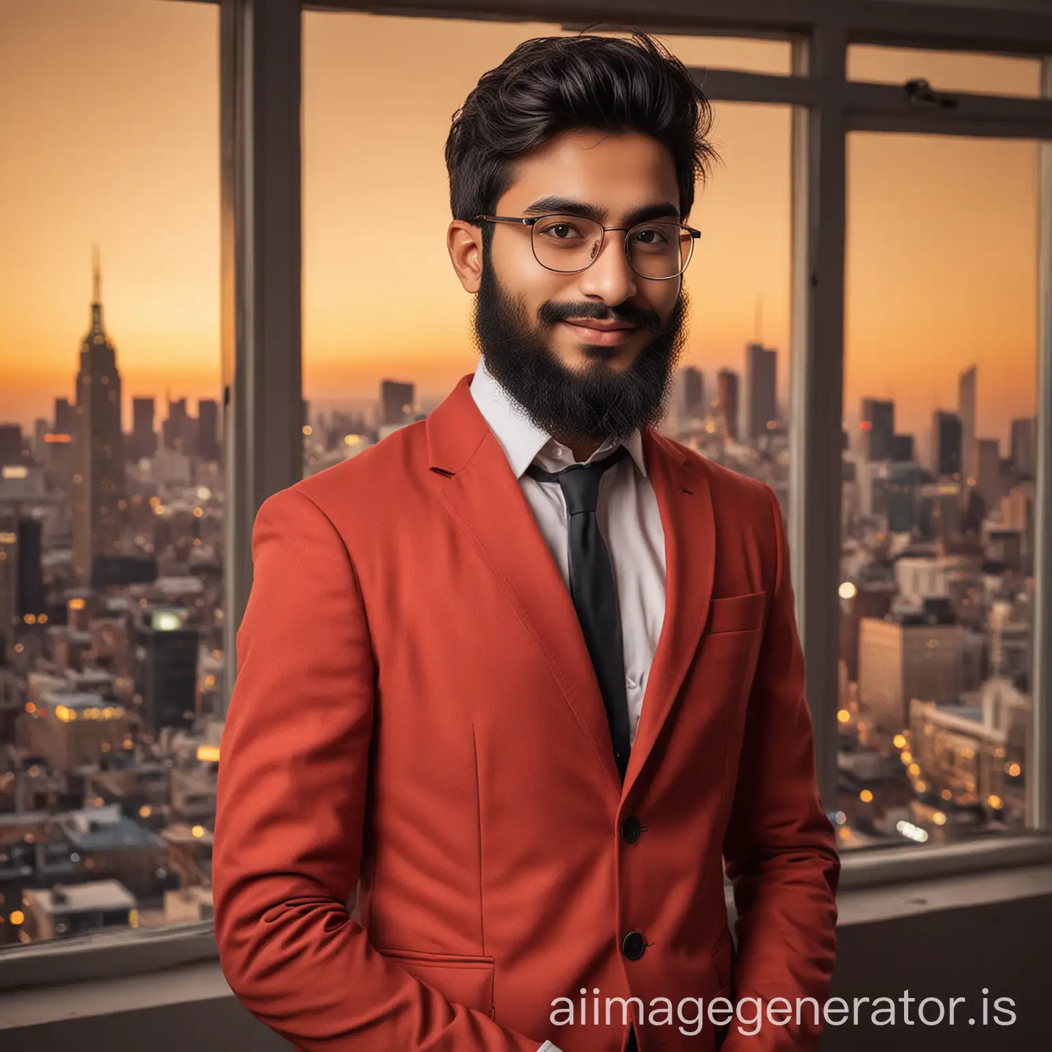 Confident-Pakistani-Young-Man-in-Formal-Attire-with-Beard-and-Glasses