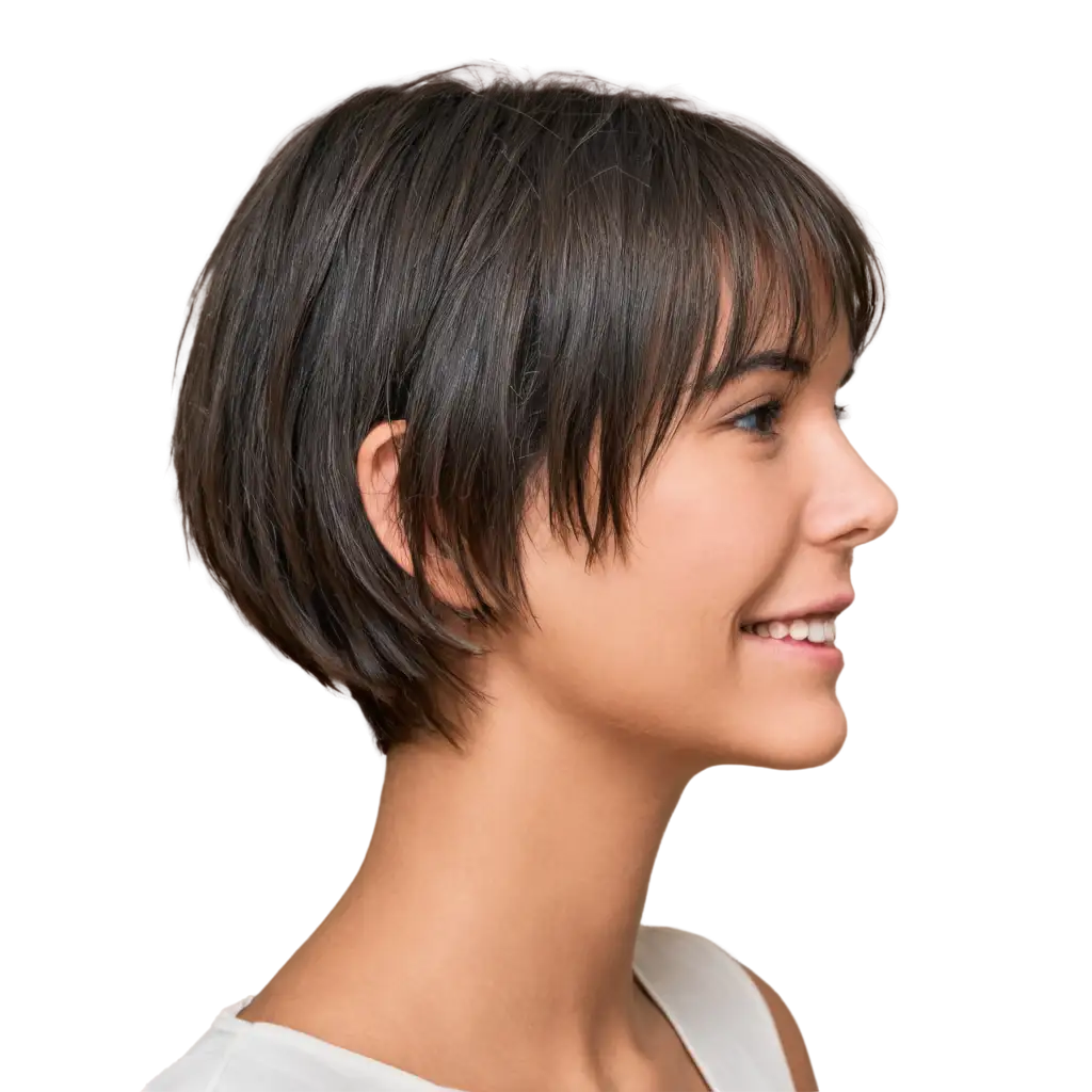 Stunning-PNG-Image-of-a-Girl-with-Short-Hair-Captivating-Beauty-in-High-Quality