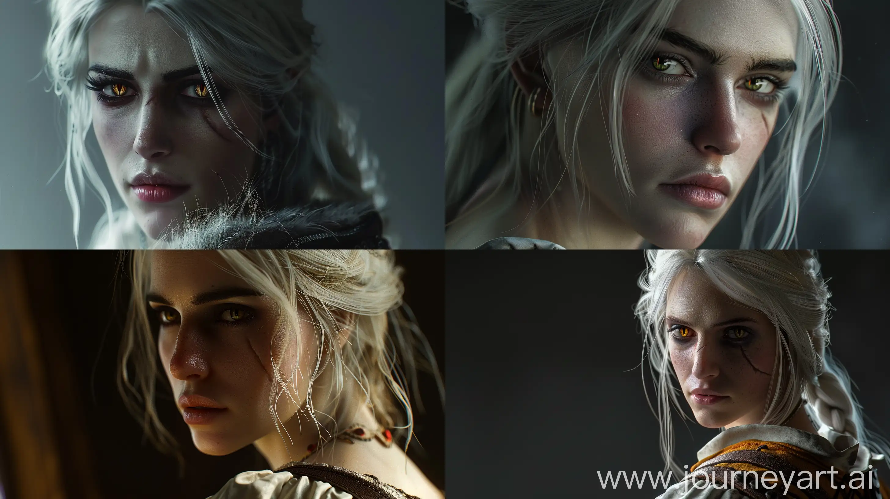 Ciri from The Witcher 3 Cinematic Ultra Realistic Portrait in 4K ...