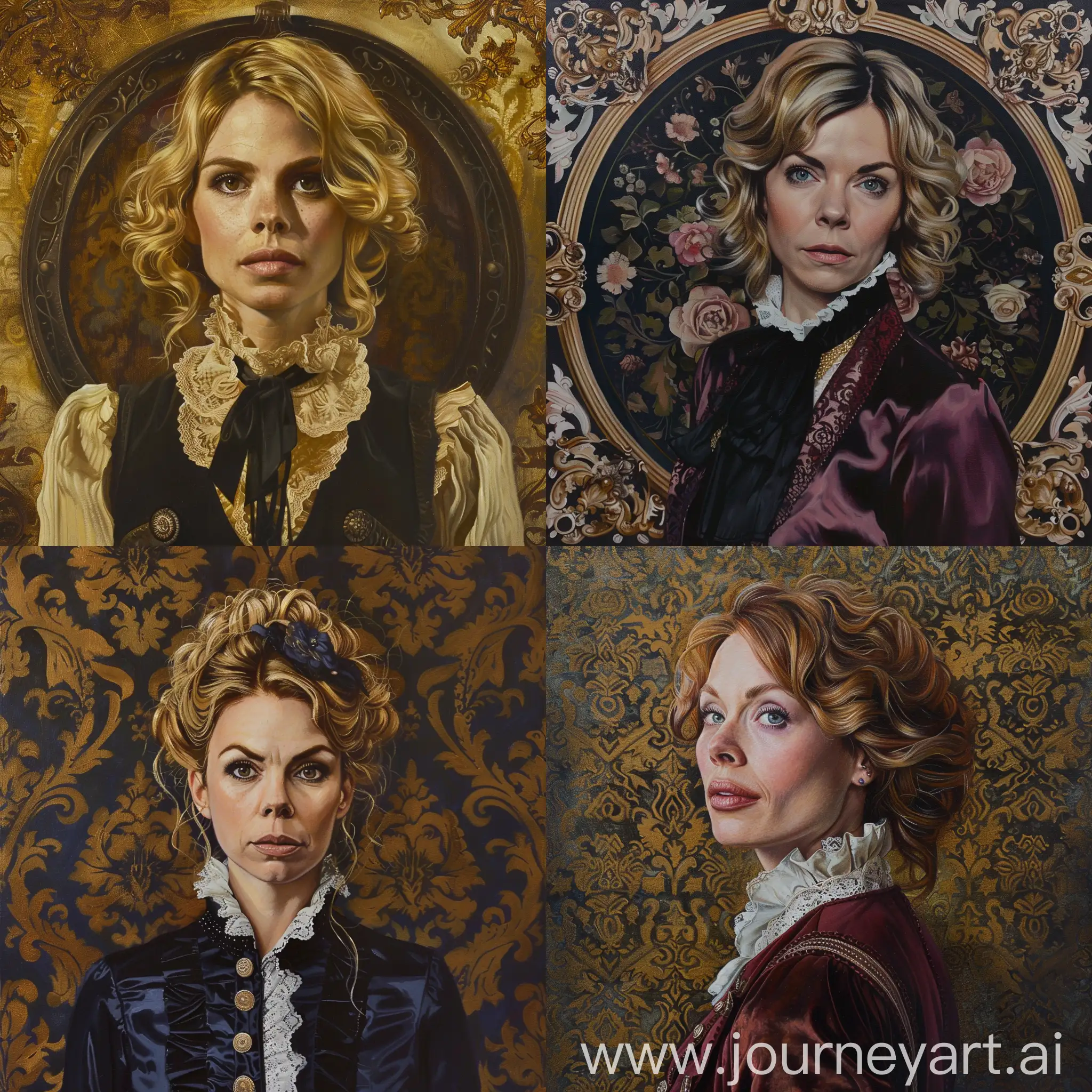 Victorian-Style-Portrait-of-Billie-Piper-in-Elegant-Attire