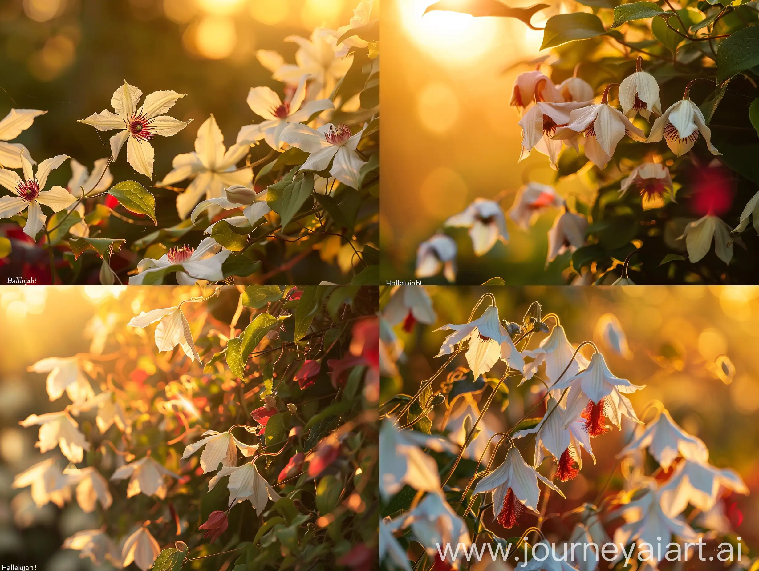 Serene-Clematis-Princess-Kate-in-Warm-Sunlight