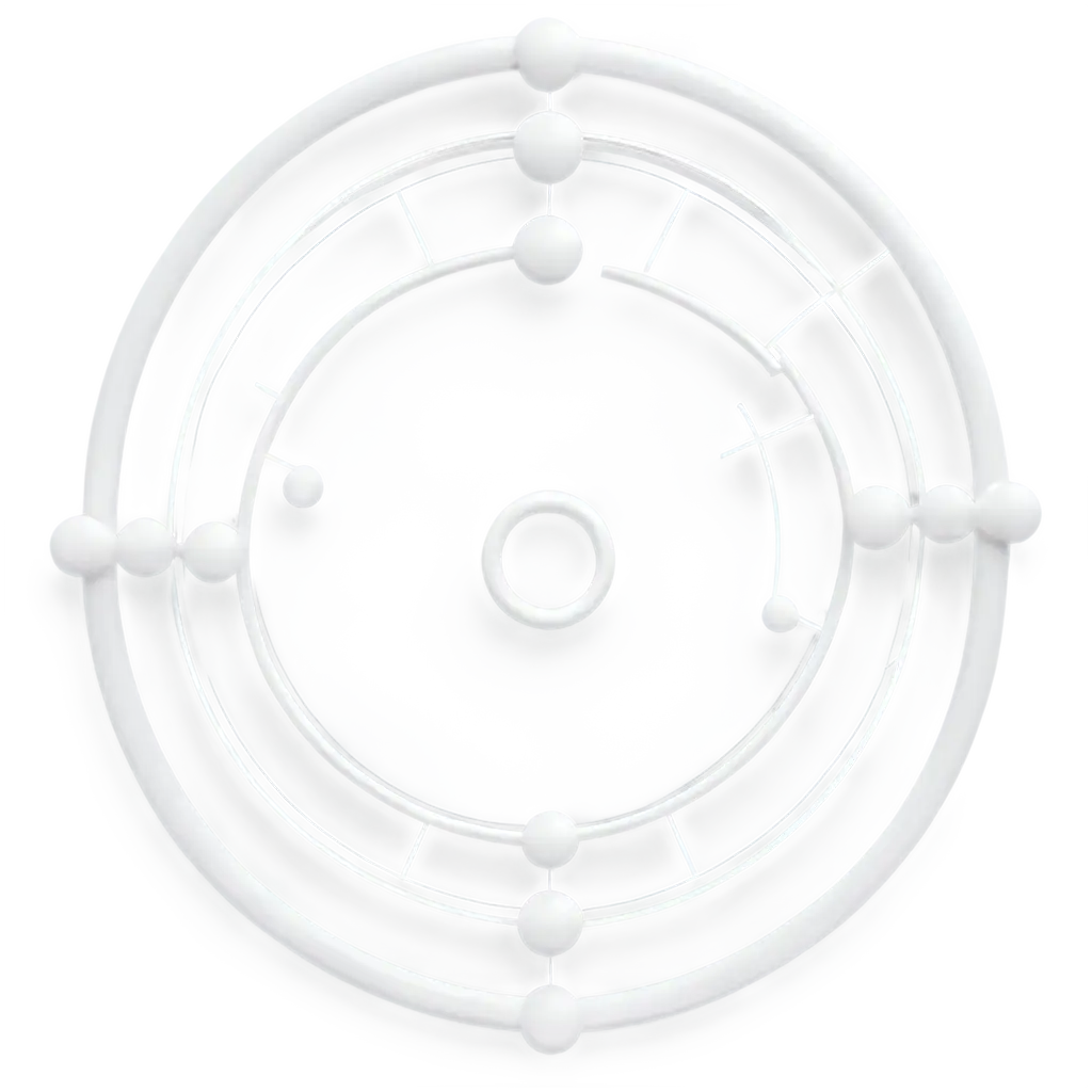 White-Scientific-Portal-with-Intricate-2D-Shapes-PNG-Image-for-Enhanced-Clarity-and-Detail