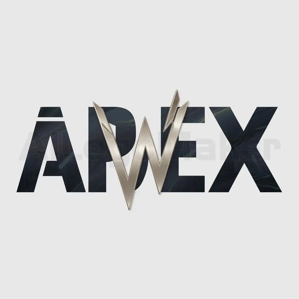 a logo design,with the text "apex", main symbol:WL,Moderate,be used in game industry,clear background