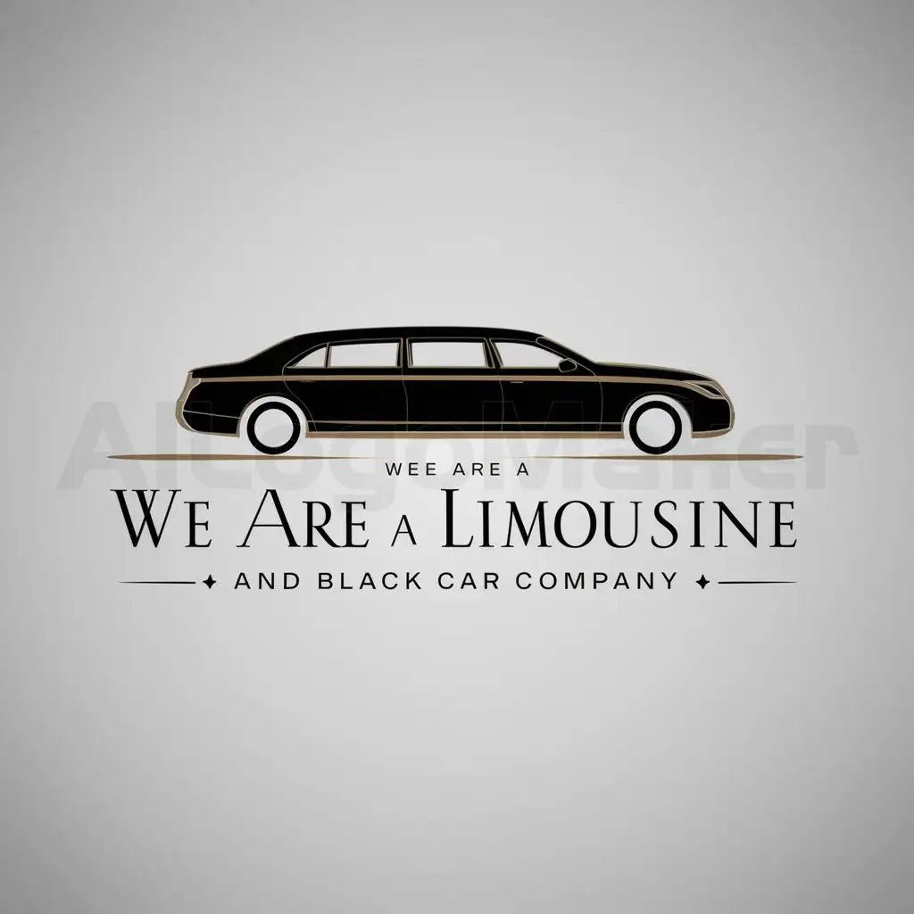 LOGO Design For Luxury Limousine Black Car Company Elegant Emblem with ...