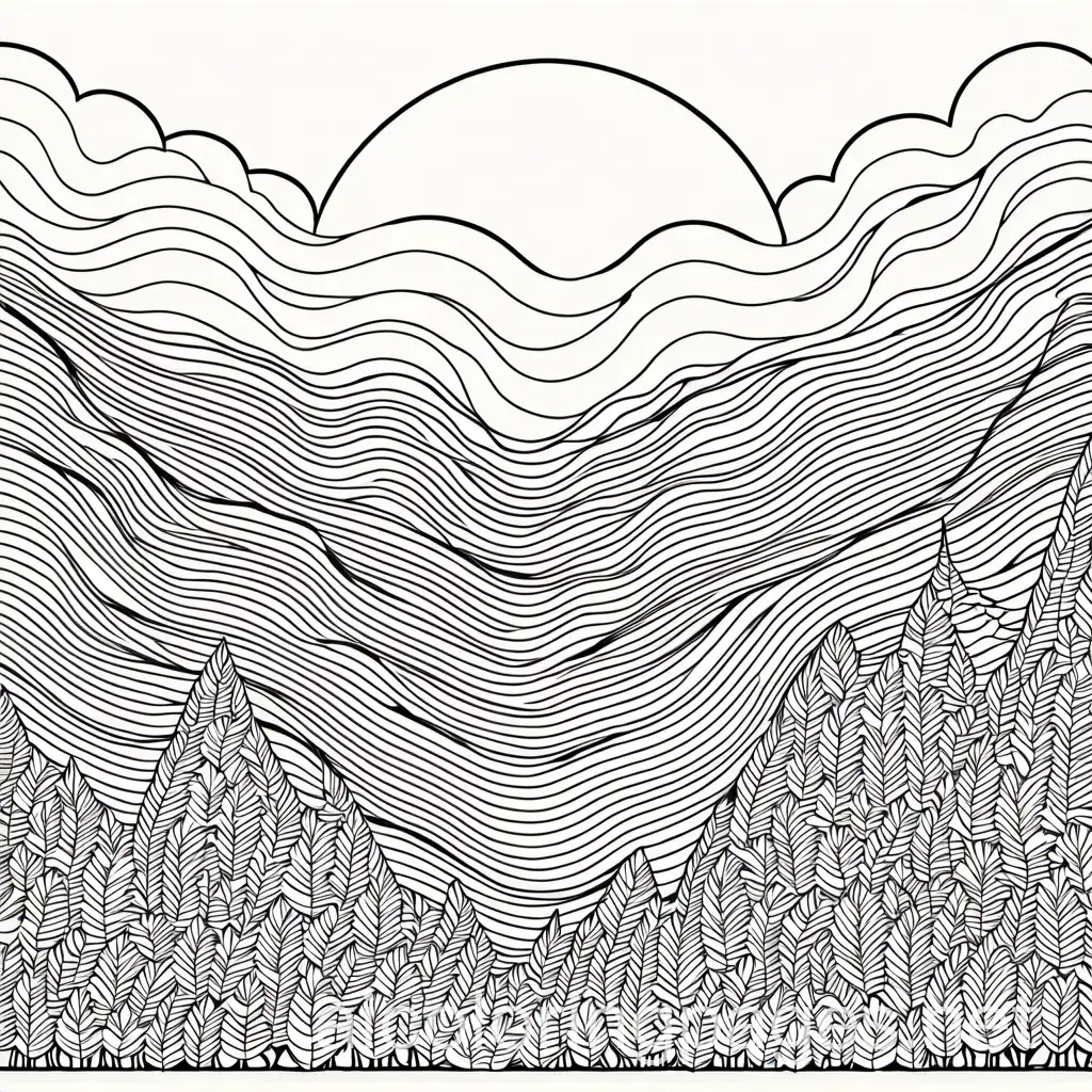 I Got A Small Problem, Coloring Page, black and white, line art, white background, Simplicity, Ample White Space. The background of the coloring page is plain white to make it easy for young children to color within the lines. The outlines of all the subjects are easy to distinguish, making it simple for kids to color without too much difficulty