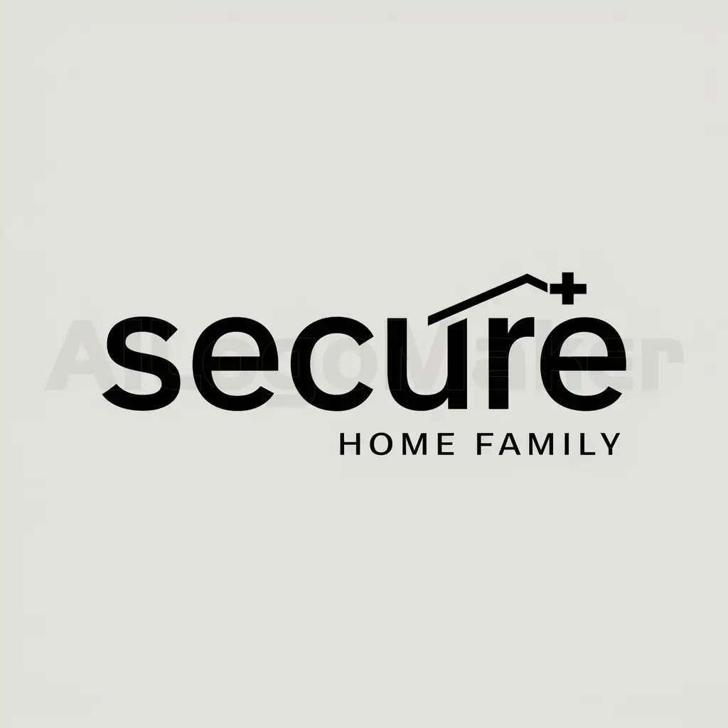 LOGO-Design-For-Secure-Symbolic-Plus-Sign-for-a-Trusted-Home-and-Family-Industry