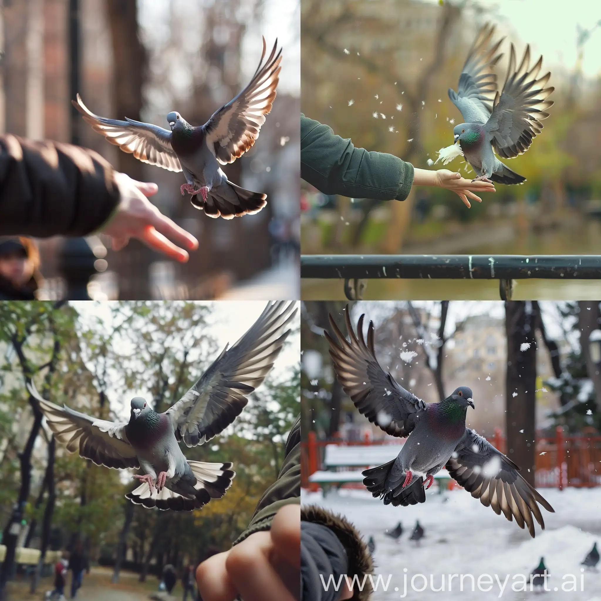Aggressive-Pigeon-Attack-on-Human