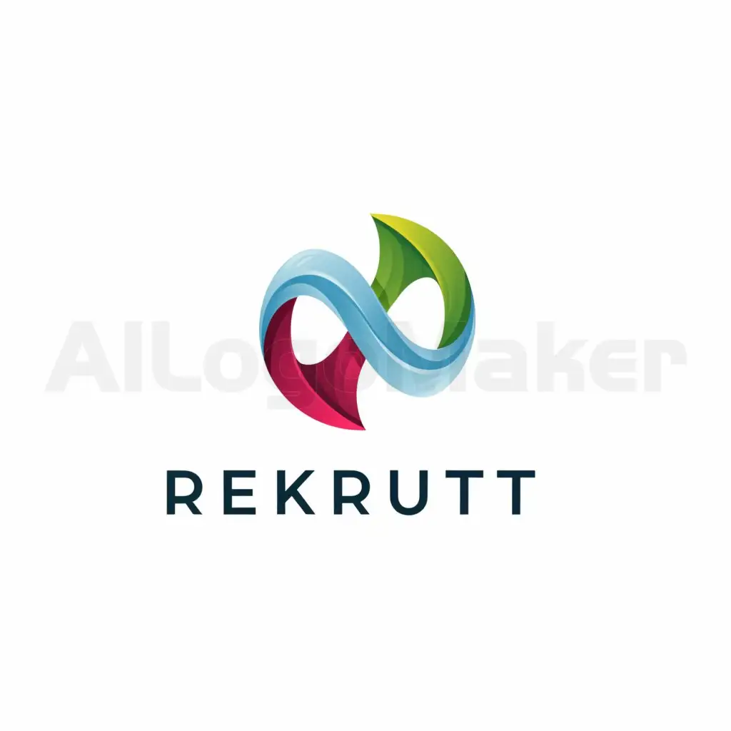 a logo design,with the text "REKRUTT", main symbol:REKRUTT,Moderate,be used in Others industry,clear background