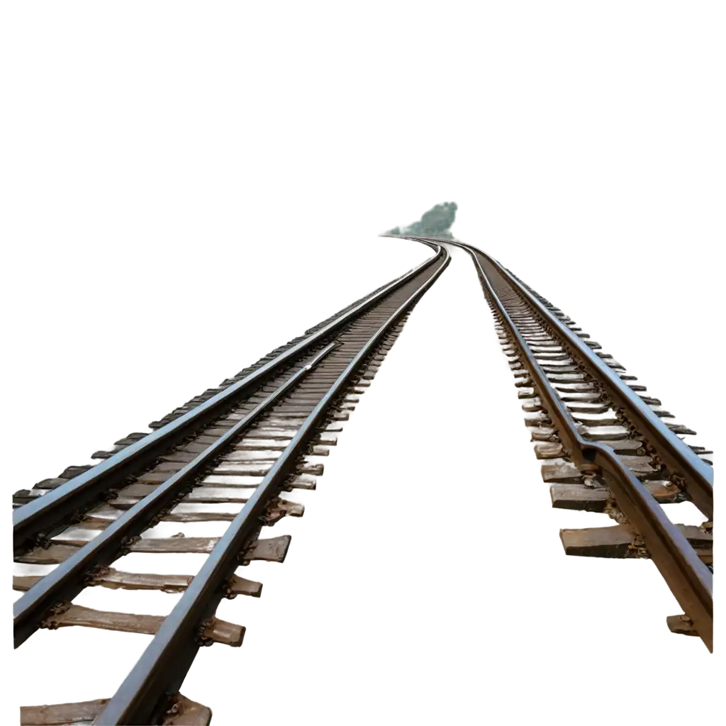 Mesmerizing Railway Line PNG Capturing the Essence of Travel and ...