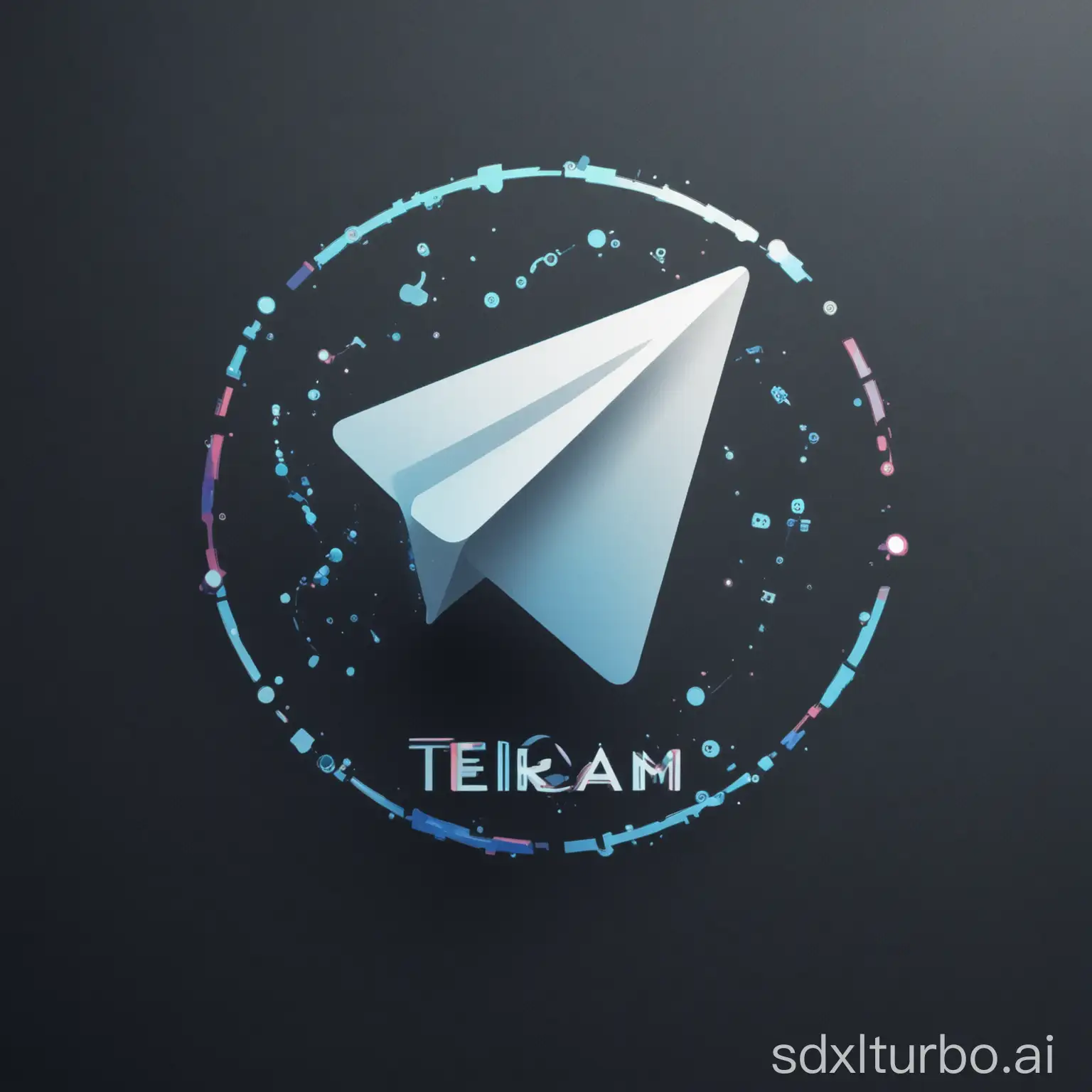 我是一家人工智能的公司，目前在做的是telegram 机器人等ai虚拟数字产品，生成一个品牌logo