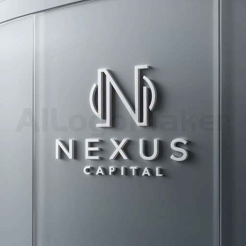 a logo design,with the text "NCDA", main symbol:Nexus Capital,Minimalistic,be used in Finance industry,clear background