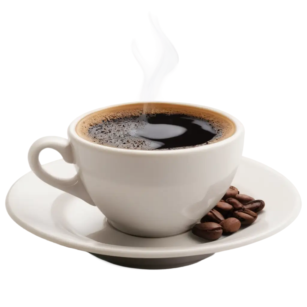 Exquisite-PNG-Image-A-Cup-of-Coffee-Brimming-with-Aroma-and-Warmth