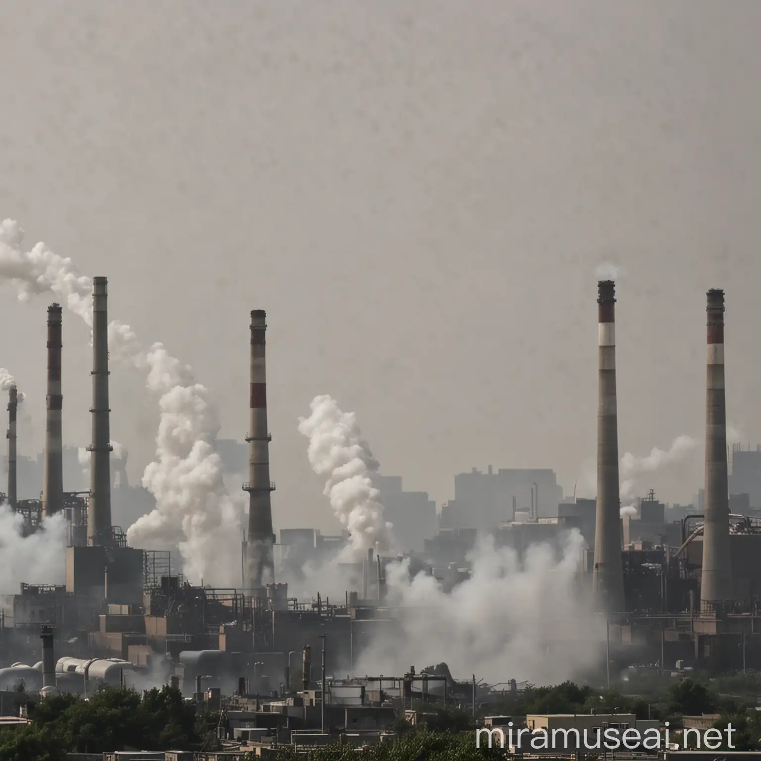 Air pollution from textile industries