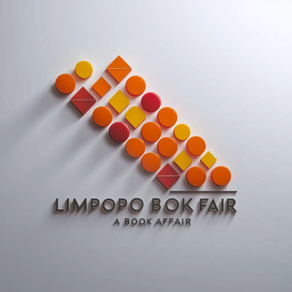 Minimalistic Logo for Limpopo Book Fair with A Book Affair Tagline