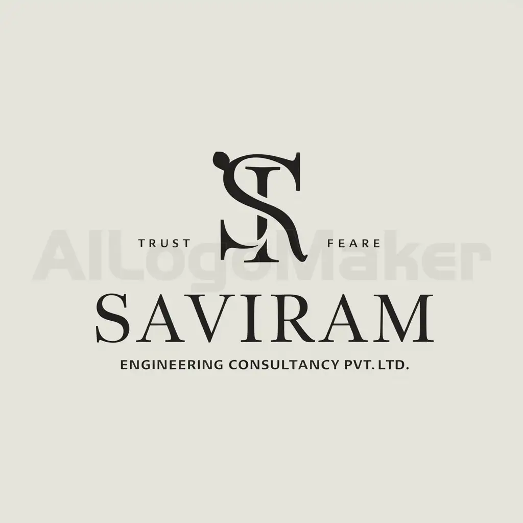 a logo design,with the text "SaviRam Engineering Consultancy Pvt. Ltd.", main symbol:SaviRam Engineering Consultancy Pvt. Ltd.,Moderate,clear background