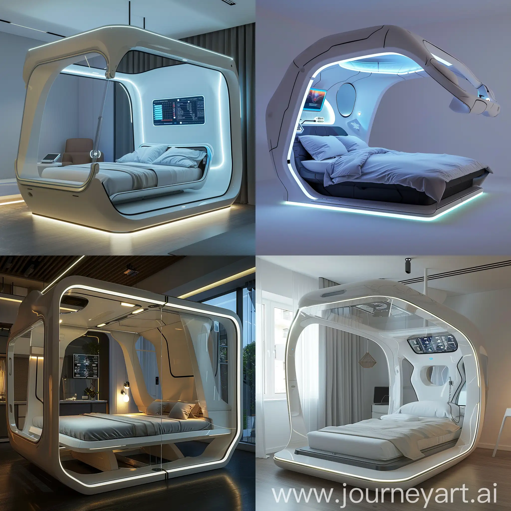 Speculative-SciFi-Bed-with-Advanced-Technology-Features-and-Smart-Fabric-Integration