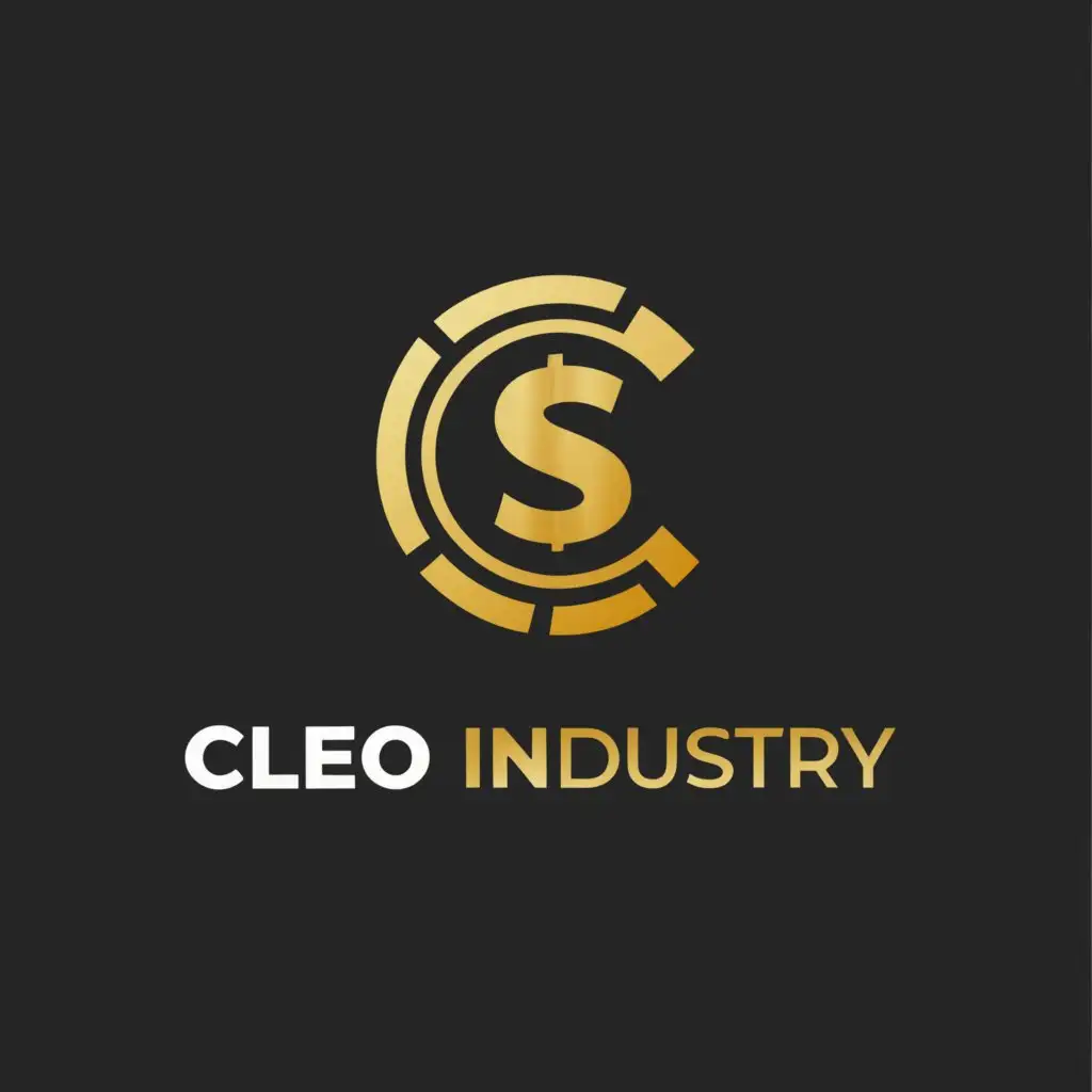 a logo design,with the text "CLEO INDUSTRY", main symbol:wealth,Moderate,be used in Finance industry,clear background