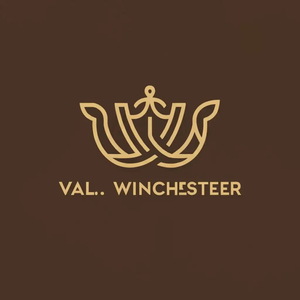 a logo design,with the text "Val.Winchester", main symbol:Tea leaves and book,Сложный,be used in Дом и семья industry,clear background