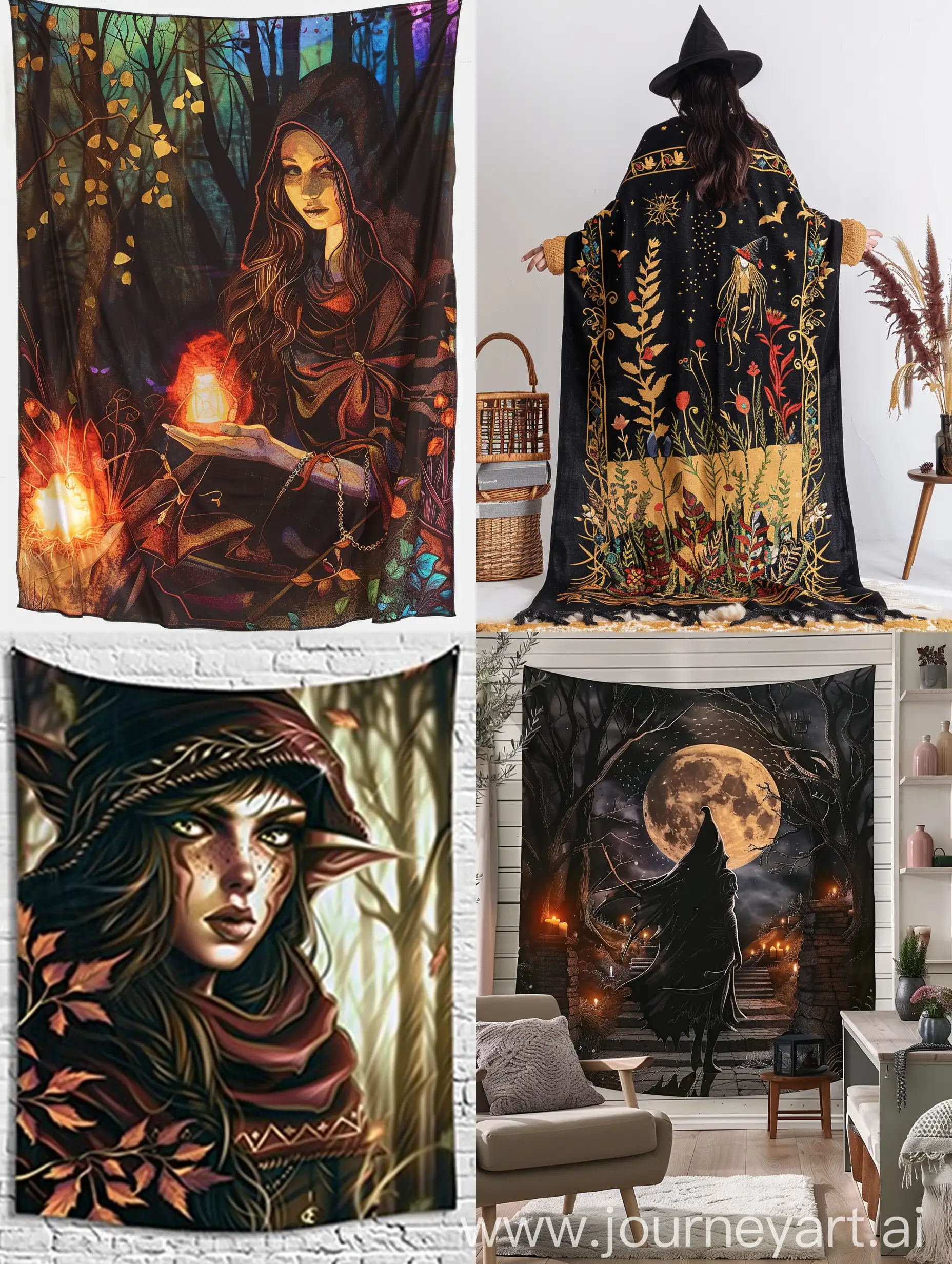 Enchanting-Witchcraft-Style-Tapestry