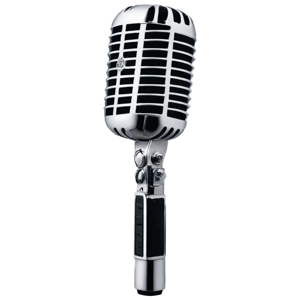 Vintage-Microphone-PNG-Capturing-Nostalgia-in-HighDefinition-Clarity