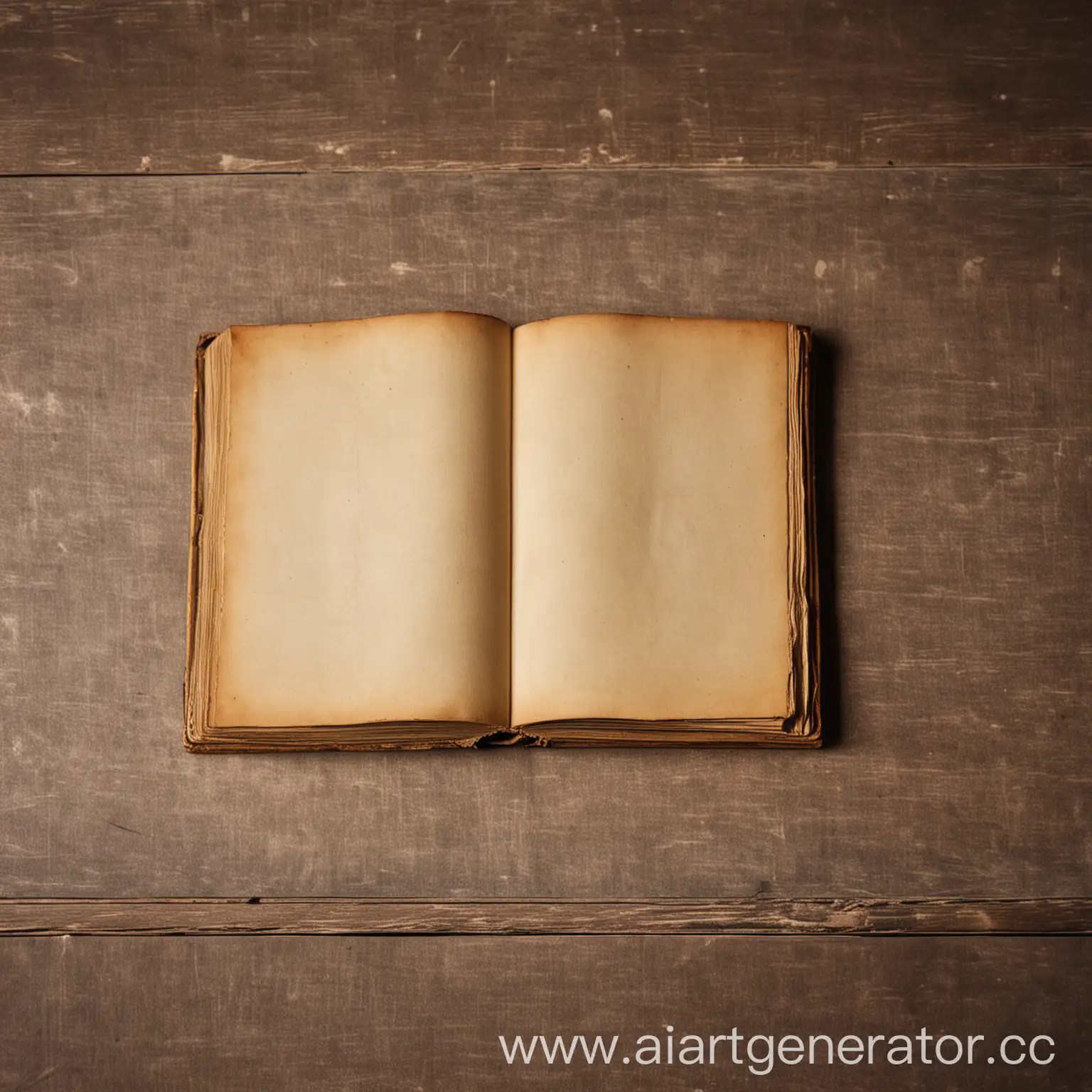 Vintage-Book-Resting-on-Wooden-Table