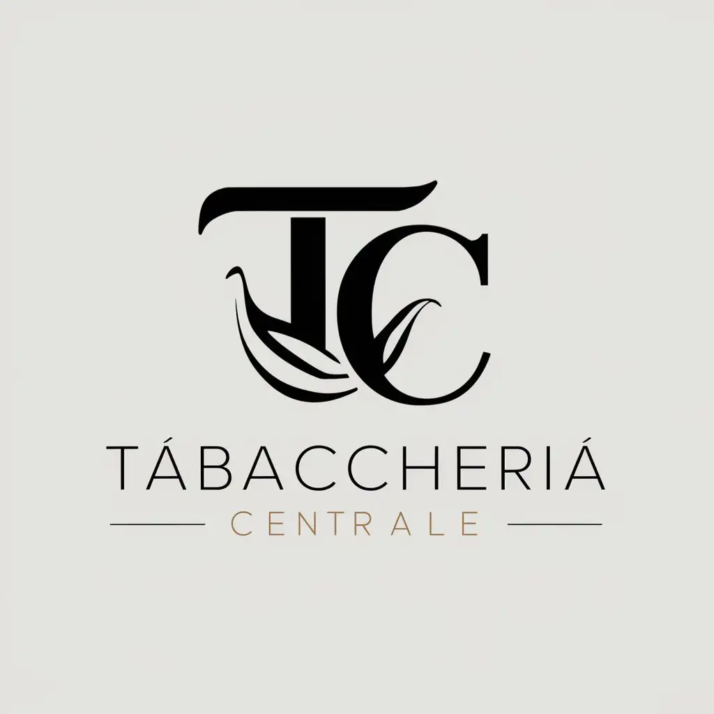 logo,, vector, for a tobacco shop called Tabaccheria Centrale without using tobacco and cigarettes images