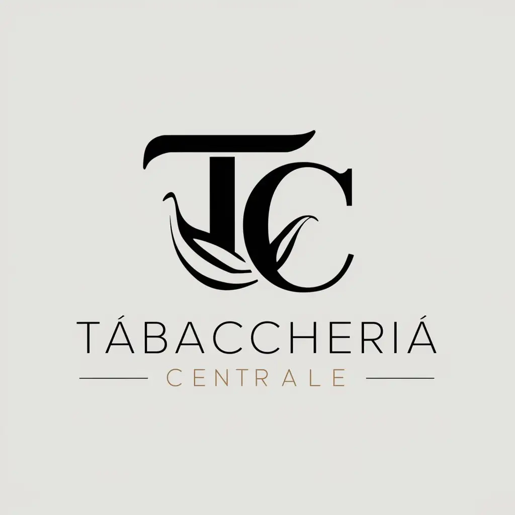  logo,, vector, for a tobacco shop called Tabaccheria Centrale without using tobacco and cigarettes images