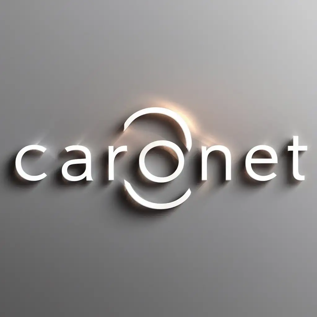 a logo design,with the text "Caronet", main symbol:O,Moderate,clear background