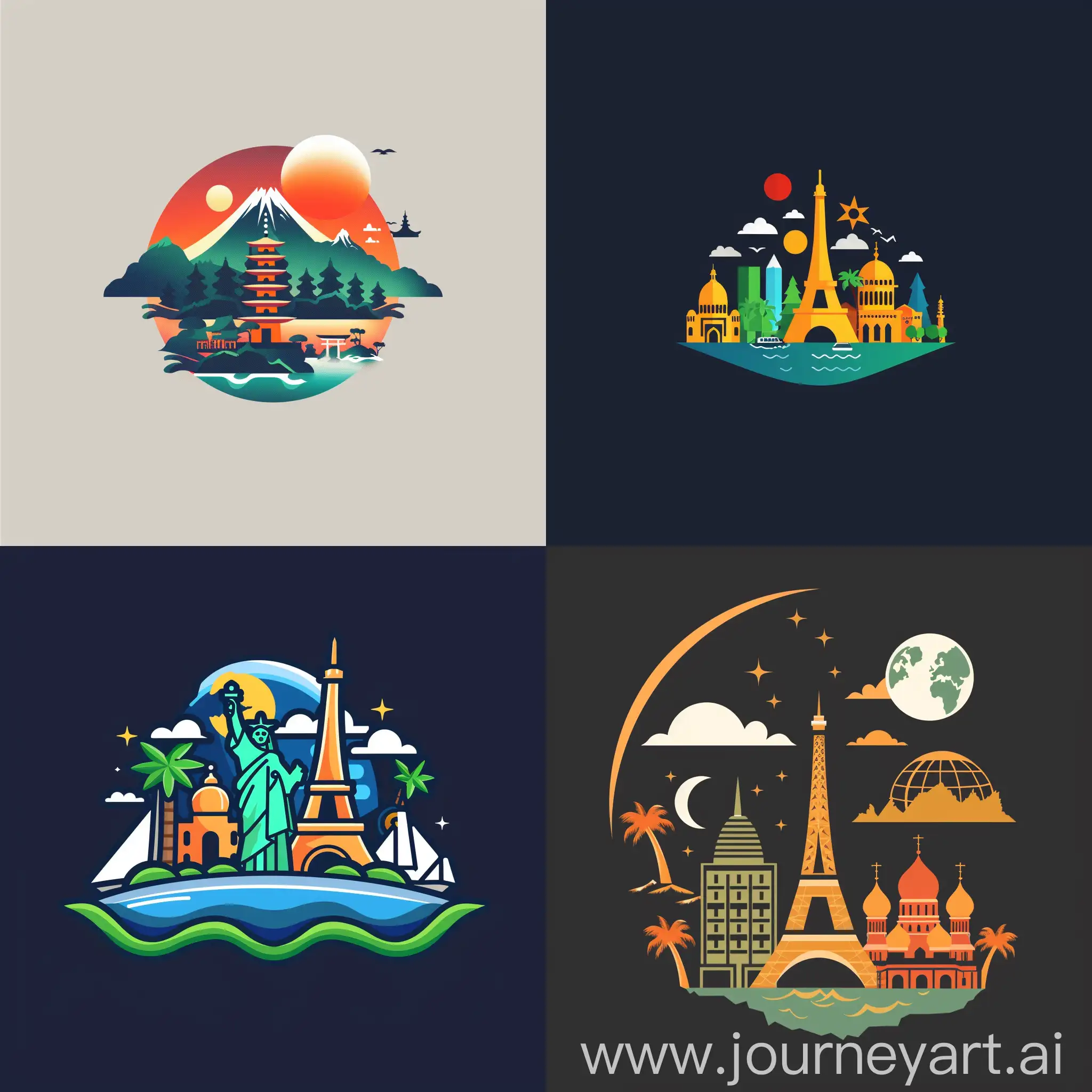 Global-Adventures-Travel-and-Exploration-Logo-Design