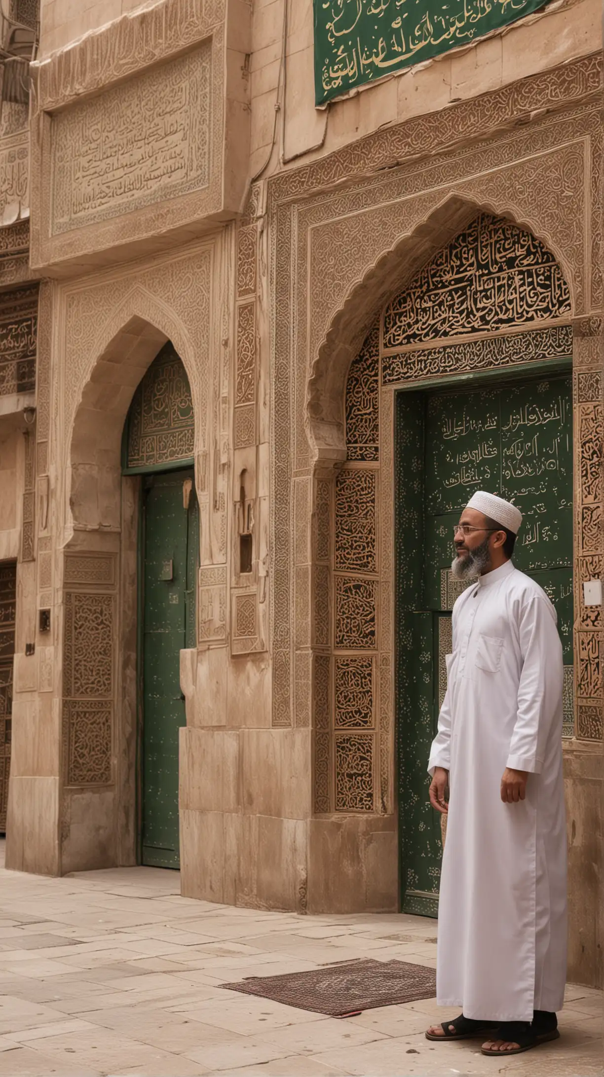an Islamic scholar in medina with sahaba