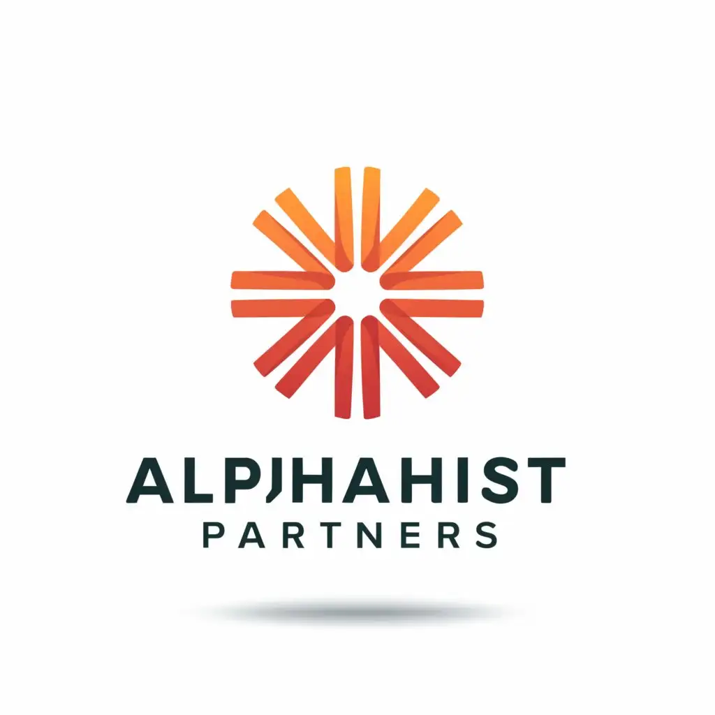 a logo design,with the text "Alphaist Partners", main symbol:Sun,简约,be used in 互联网 industry,clear background