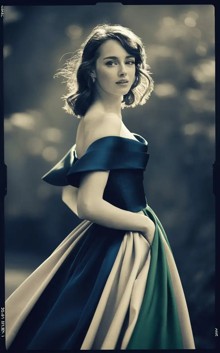gorgeous Emma stone posing, dynamic focal zoom. Detailed atmospheric portraits, Shot on expired film