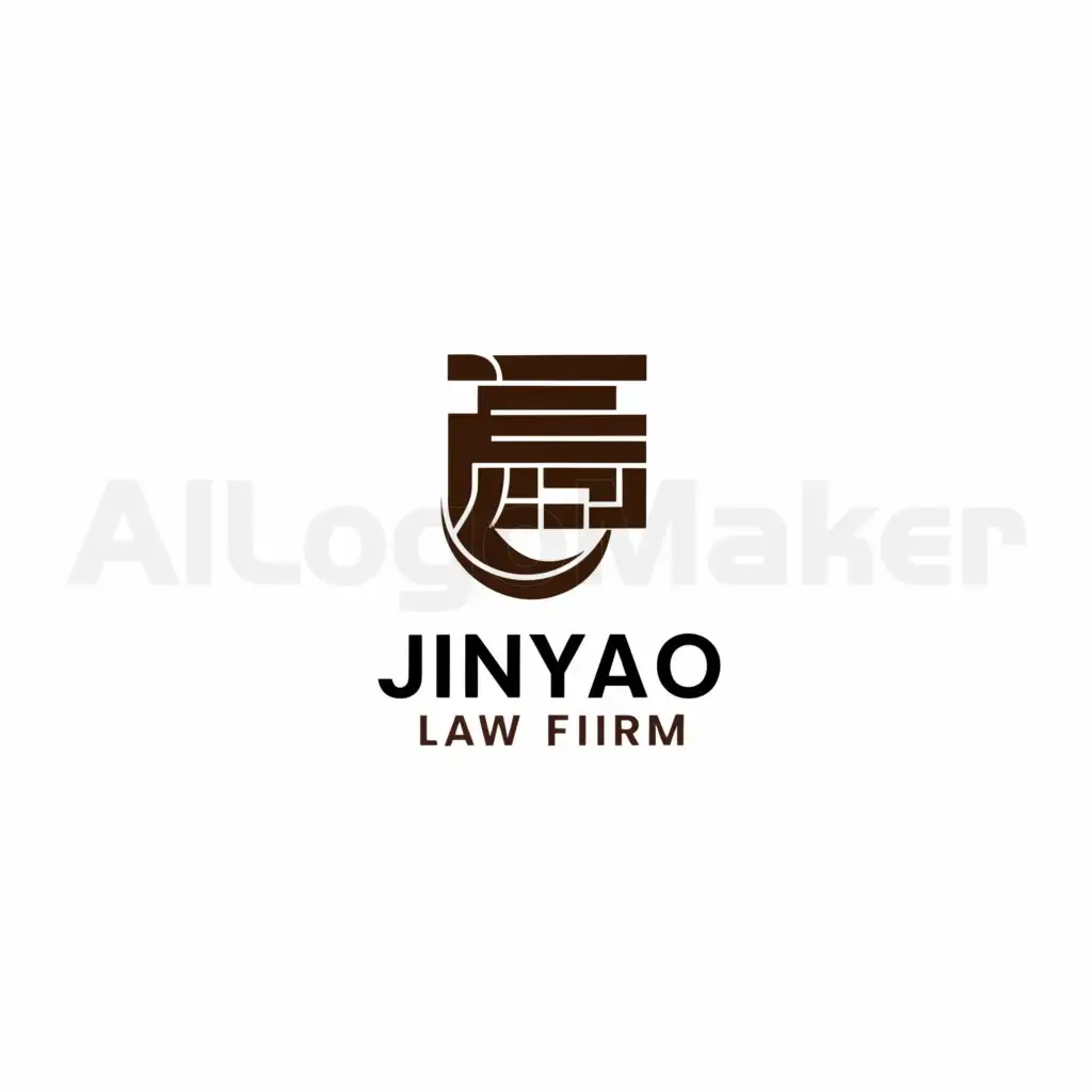 a logo design,with the text "Jinyao Law Firm", main symbol:Tianping,Minimalistic,clear background