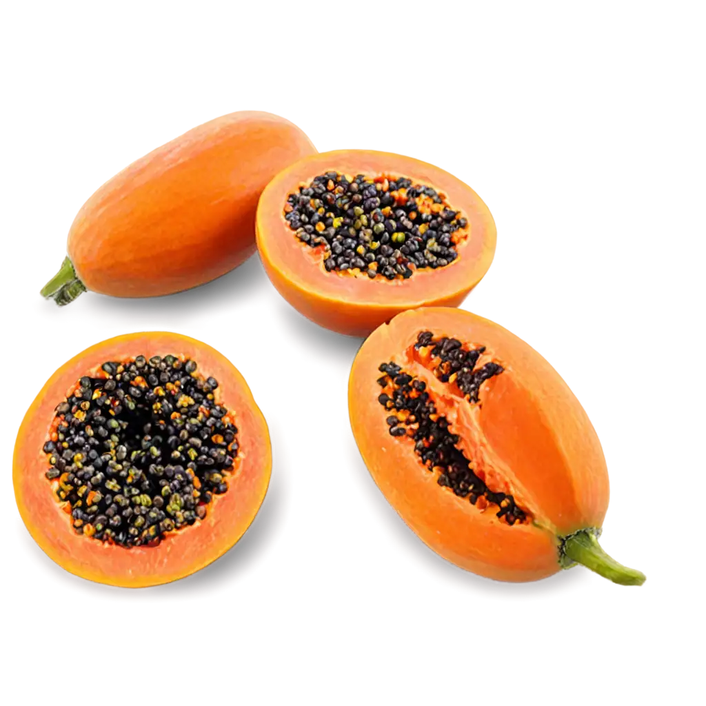 Vibrant-Papaya-PNG-Enhancing-Online-Presence-with-HighQuality-Fruit-Illustration