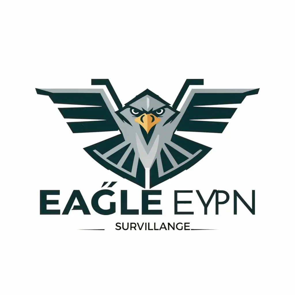 a logo design,with the text "Eagle EYE", main symbol:Eagle Eye VPN,Minimalistic,clear background